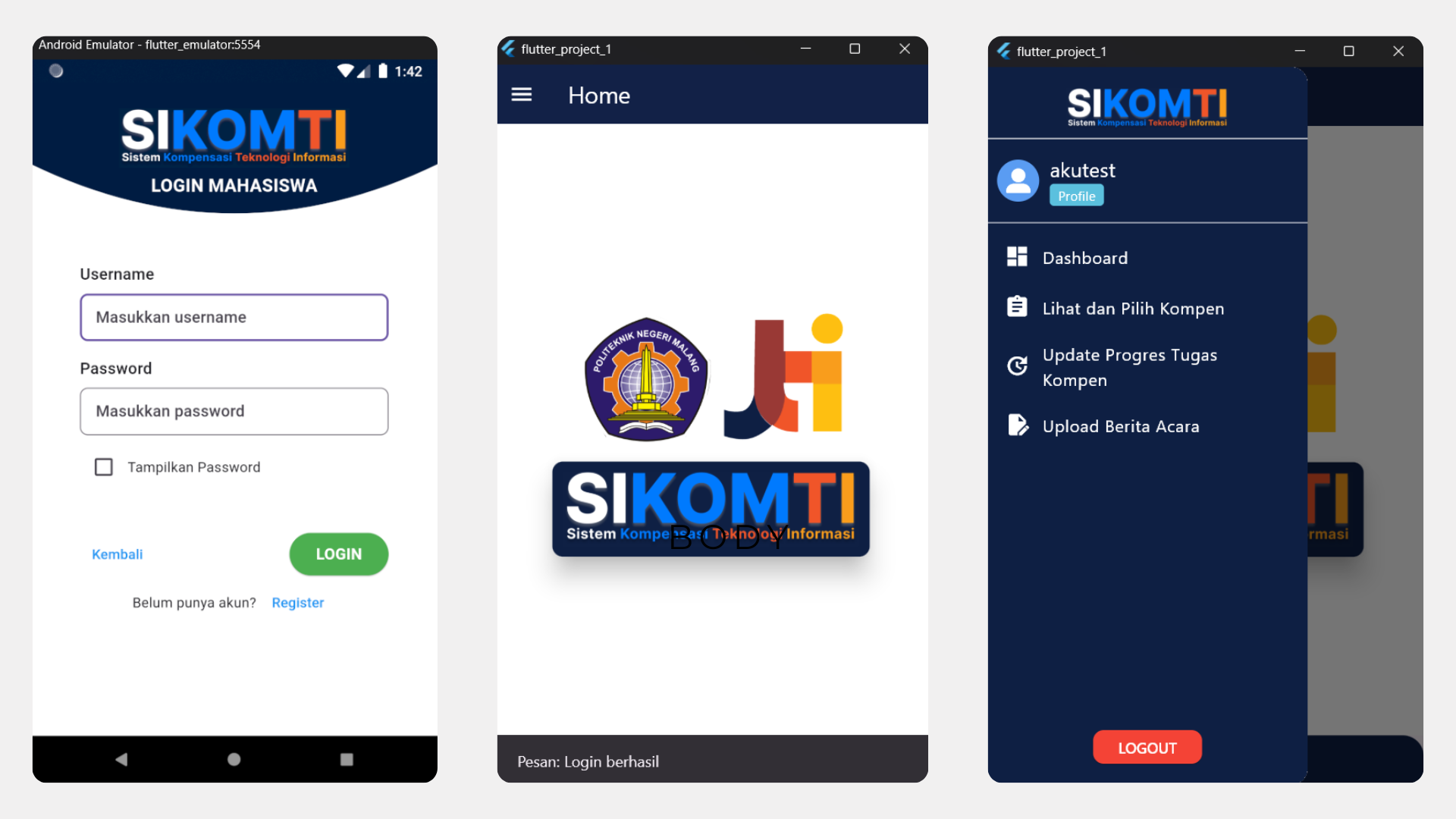Aplikasi Sistem Kompensasi JTI