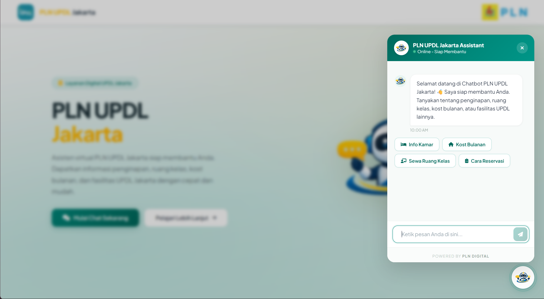 Chatbot RAG UPDL PLN